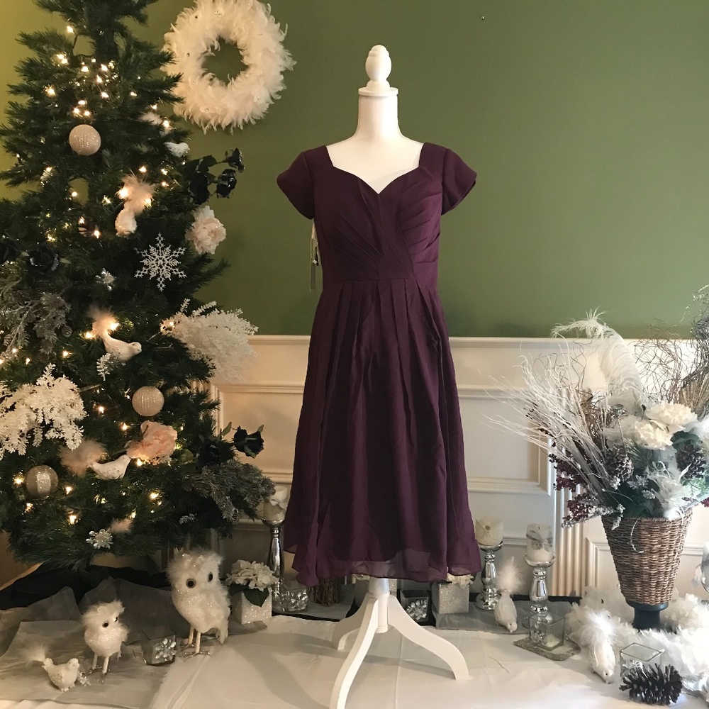 Cocktail party bridesmaid dress